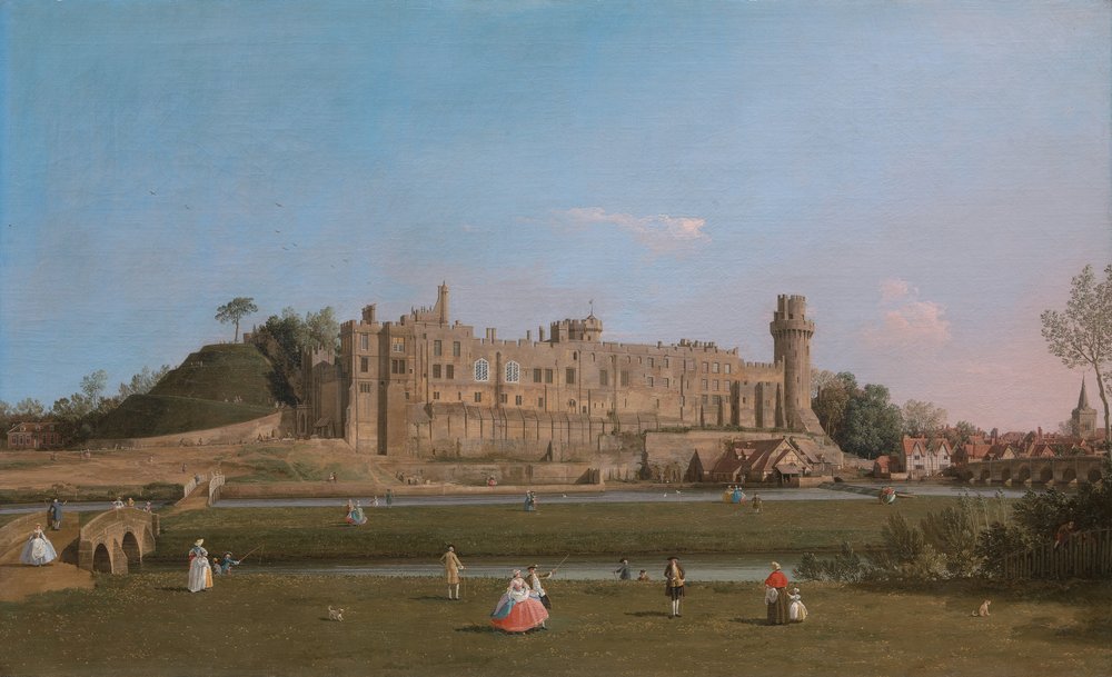 Warwick Castle av Canaletto