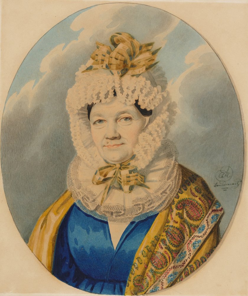 Grevinne Natalia Fyodorovna Gorchakova, tidlig på 1830-tallet. av Carl von Hampeln