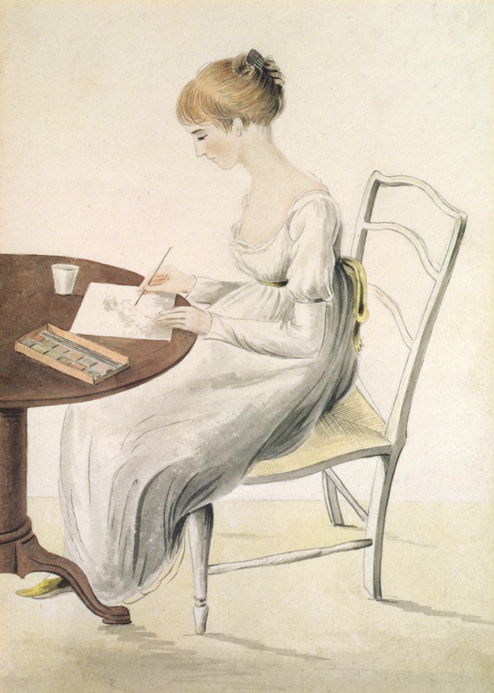 Fanny Austen-Knight (1793-1882) av Cassandra Austen