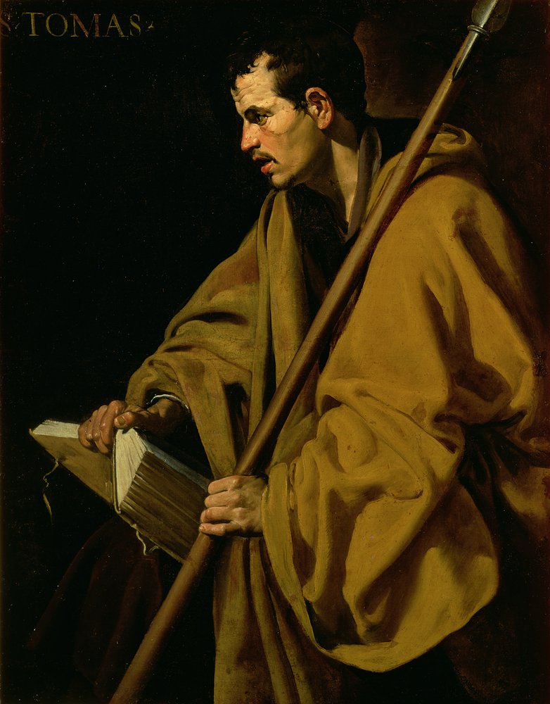 Apostelen St. Thomas, ca. 1619-20 av Diego Velázquez