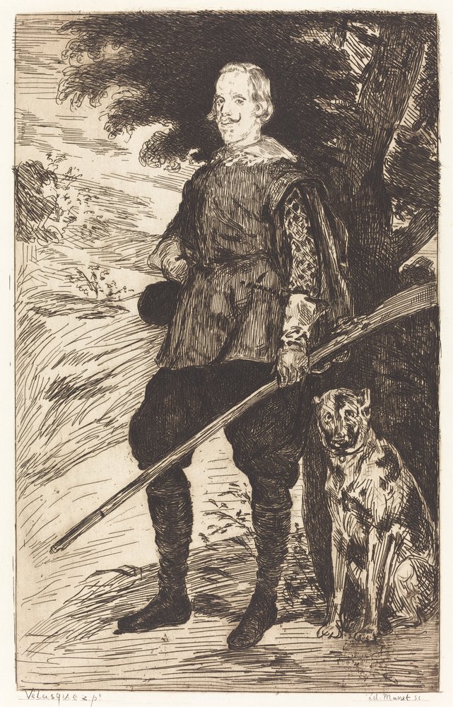 Philip V Philippe Eve, 1862. av Édouard Manet