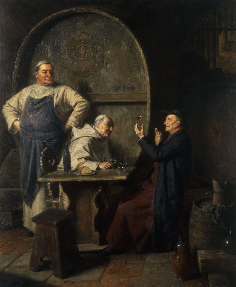 En årgangsvin, 1908 av Eduard von Grutzner