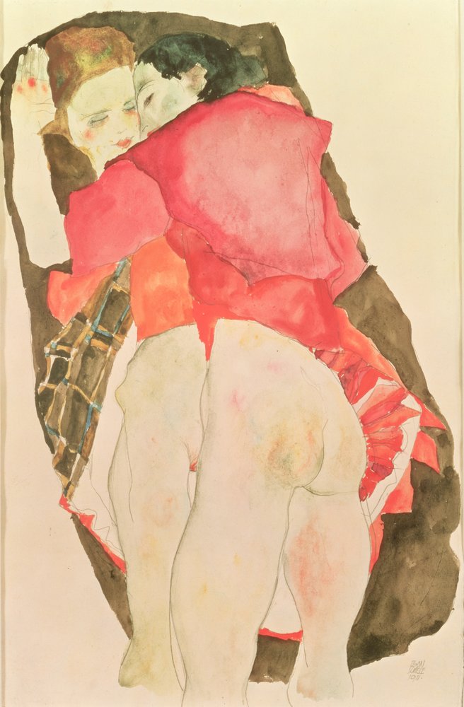 Elskere av Egon Schiele