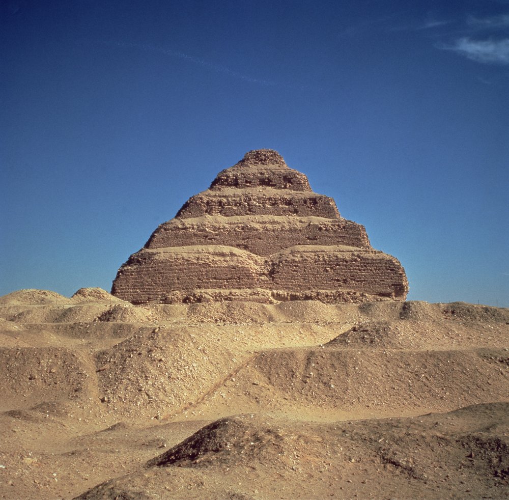 Kong Djosers trinnpyramide, ca. 2630-2611 f.Kr. av Egyptian 3rd Dynasty