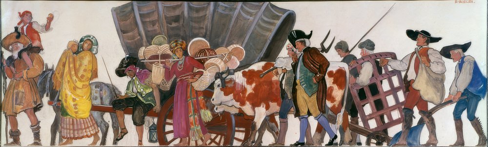 Parade, romfolk og bønder av Ernest Bieler