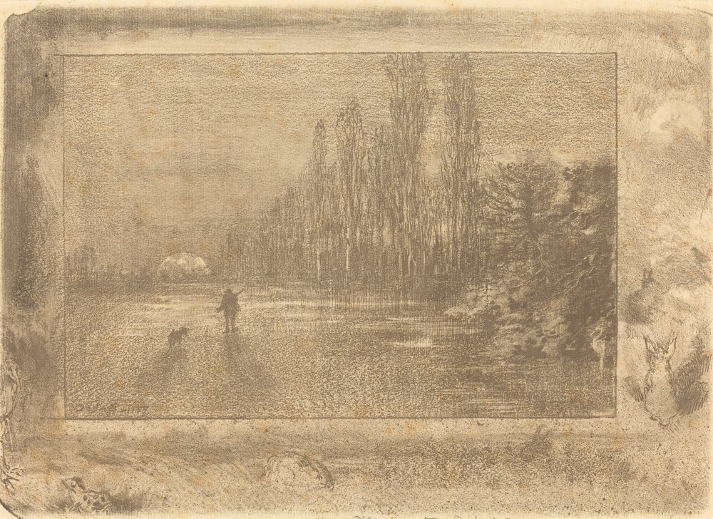 Den lille jegeren Lille jegeren, 1892. av Felix Hilaire Buhot