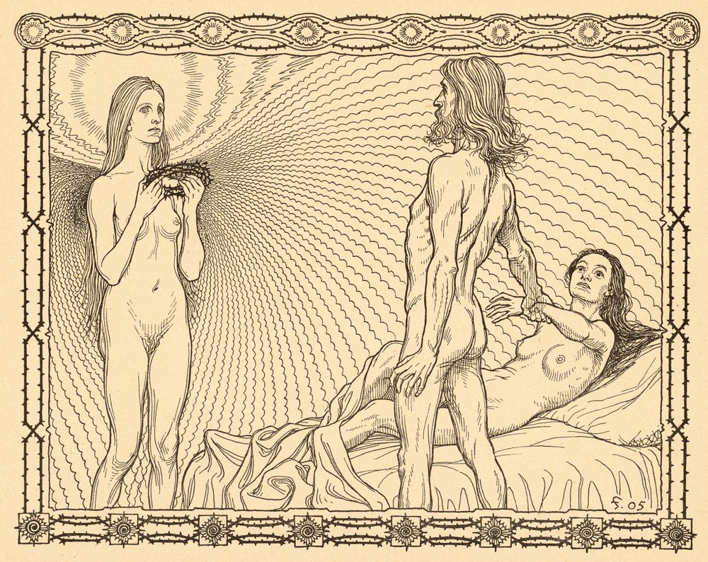 The Eternal Bride, plate 2, fra porteføljen 