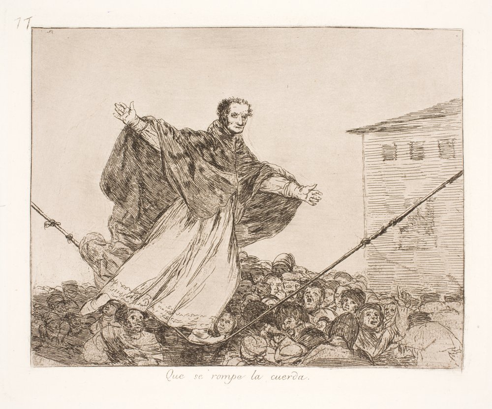 Tauet ryker (77) av Francisco de Goya