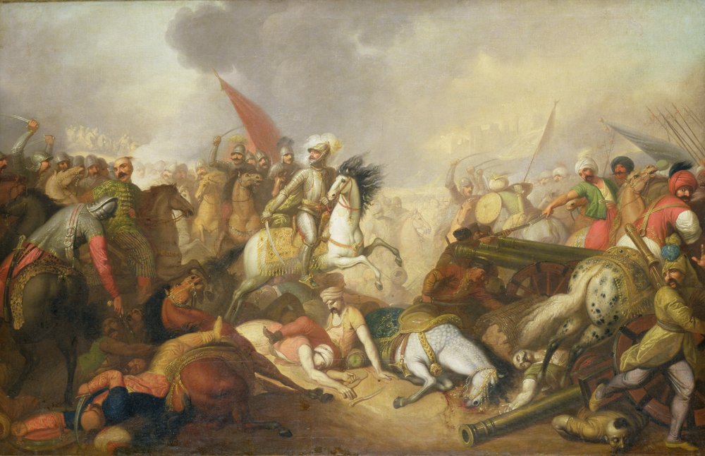 Slaget ved Chocim i 1673 av Franciszek Smuglewicz