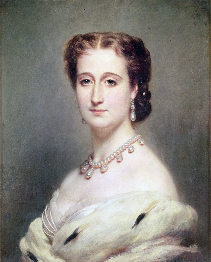 Portrett av keiserinne Eugénie (1826-1920) av Franz Xaver Winterhalter
