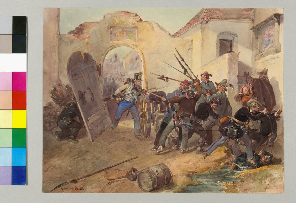 Italia 1848 av Franz Gerasch