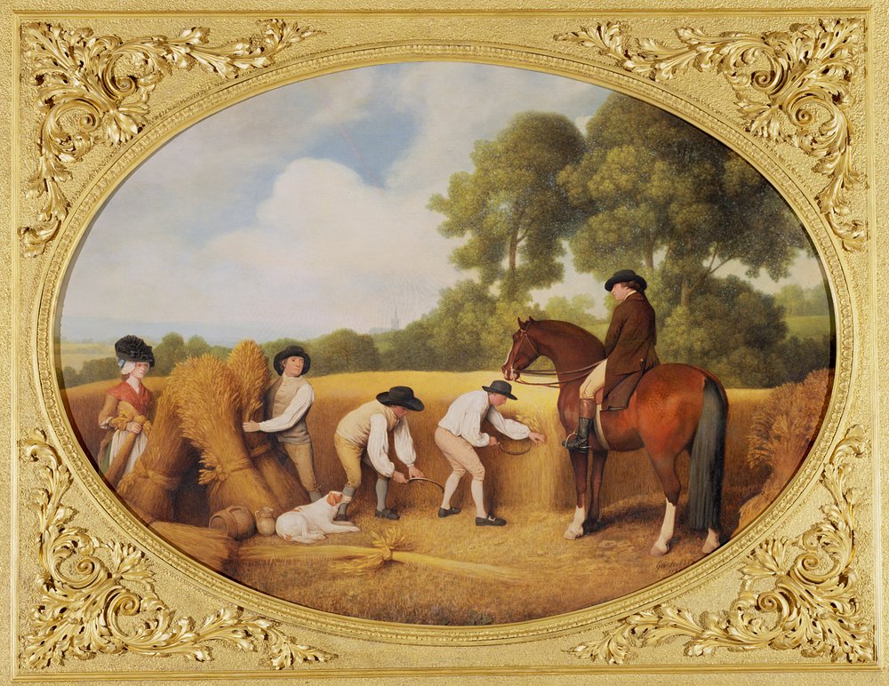 Reapers, 1795 (emalje på Wedgwood kjeksfajanse) av George Stubbs