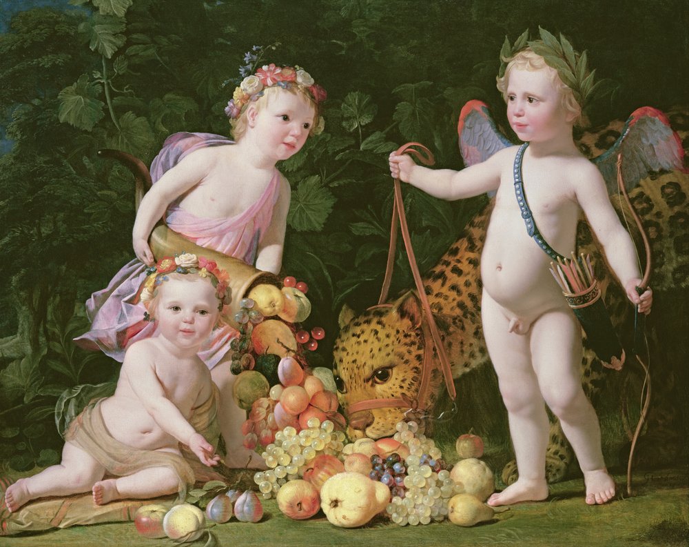 En allegori om fred og overflod, 1629 av Gerrit van Honthorst
