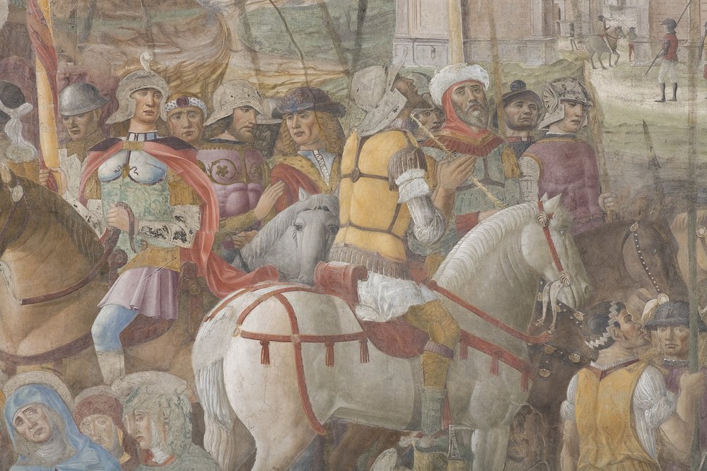 Crucifixion, 1495 (detalj av 3498420) av Giovanni Donato Montorfano