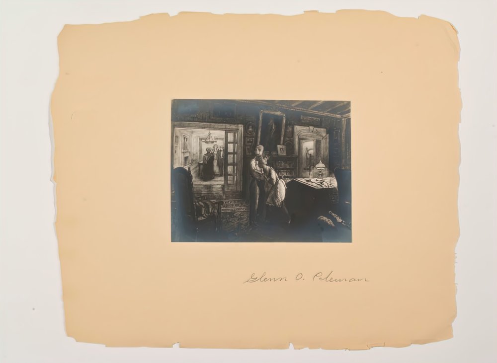 Scener fra folkets liv, portefølje uten tittel, ca. 1905-1906. av Glenn O Coleman