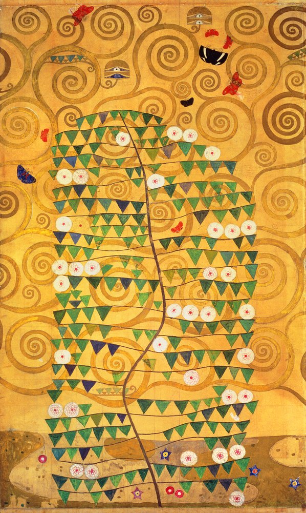 Livets tre (Stoclet-frisen) av Gustav Klimt