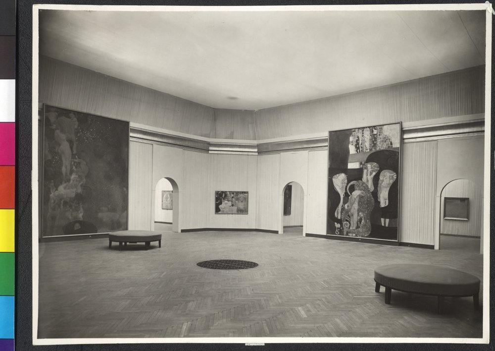 99. utstilling om den wienske løsrivelsen av Gustav Klimt