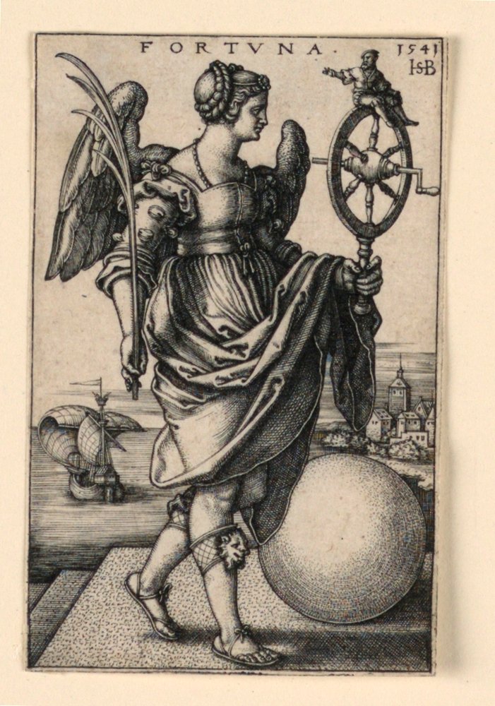 Fortuna (Fortune) av Hans Sebald Beham