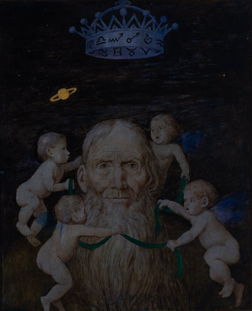 Saturn av Hans Thoma