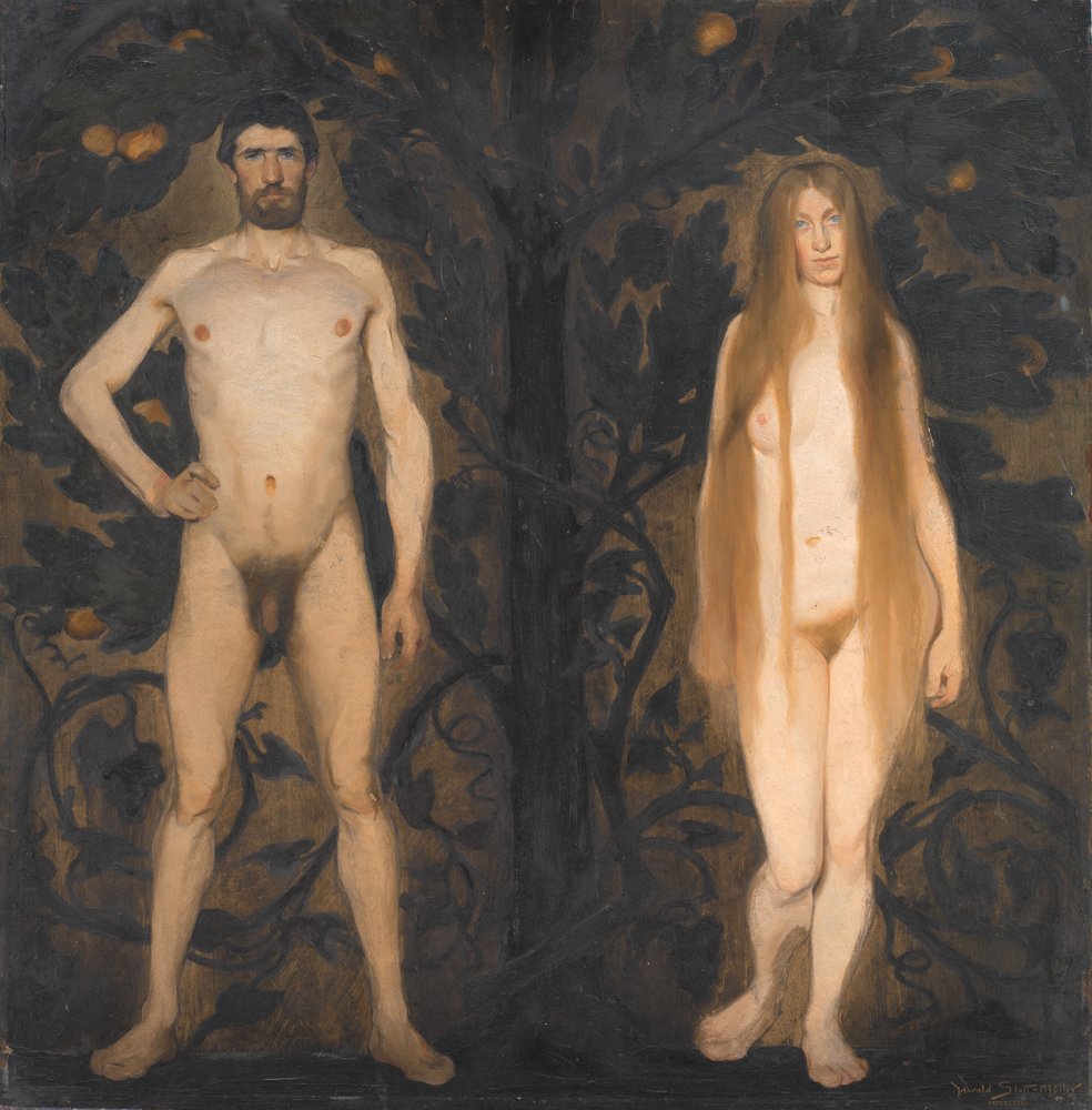 Adam og Eva av Harald Slott-Møller