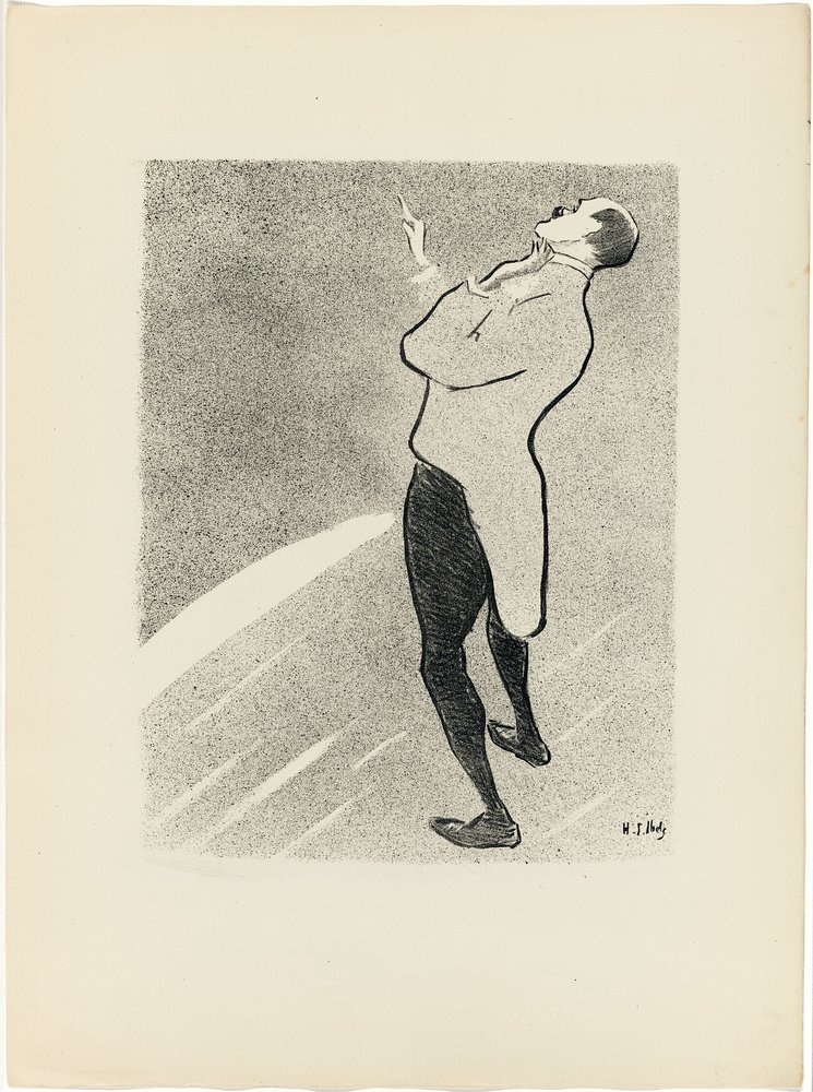 Kam-Hill, fra Le Café-Concert av Henri-Gabriel Ibels