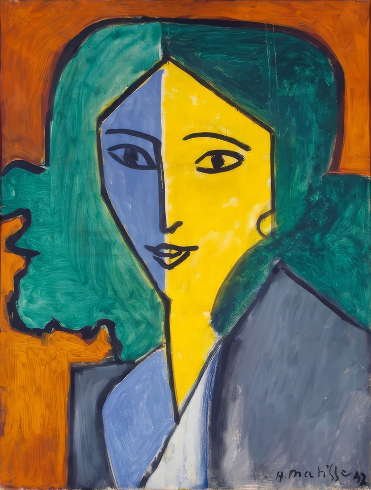 Portrett av Lydia Delectorskaya av Henri Matisse