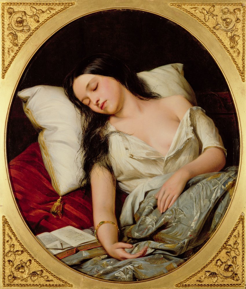 Behagelige drømmer, 1852 av Henry Nelson O