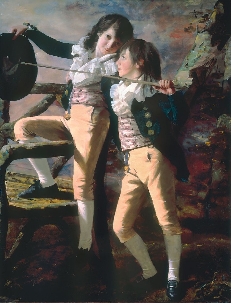Allen-brødrene (portrett av James og John Lee Allen) av Henry Raeburn