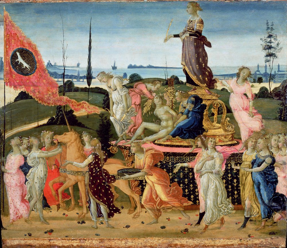 Triumph of Chastity, inspirert av 