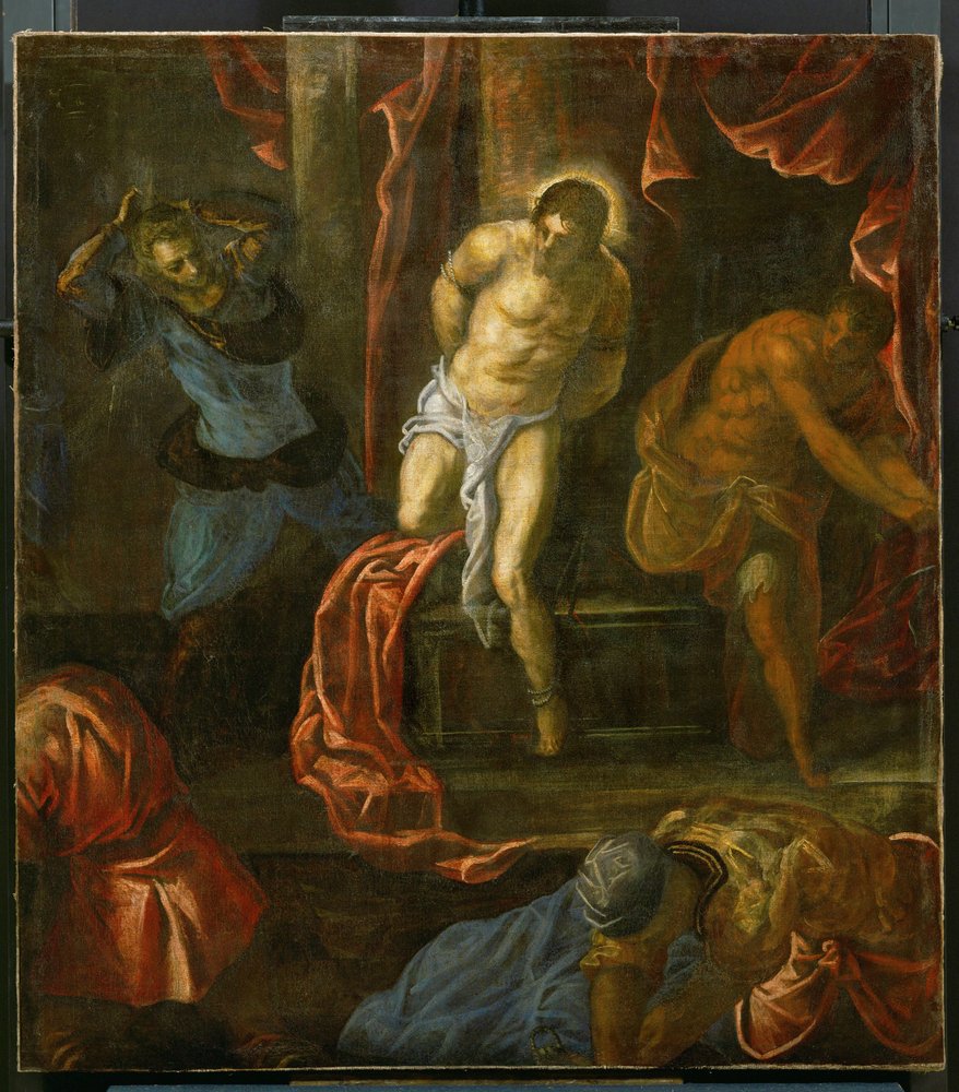 Kristi pisking (maleri på lerret) av Jacopo Robusti Tintoretto