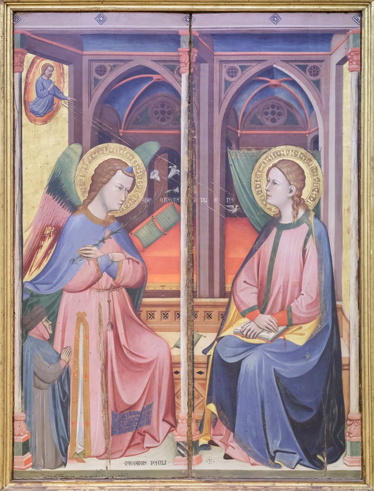 Bebudelse, ca. 1390 (tempera på panel) av Jacopo di Paolo