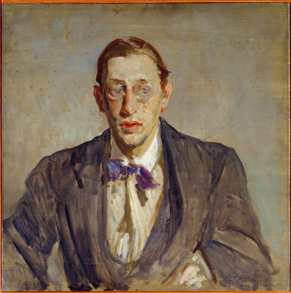 Studie for portrettet av komponisten av Igor Stravinsky av Jacques-Emile Blanche