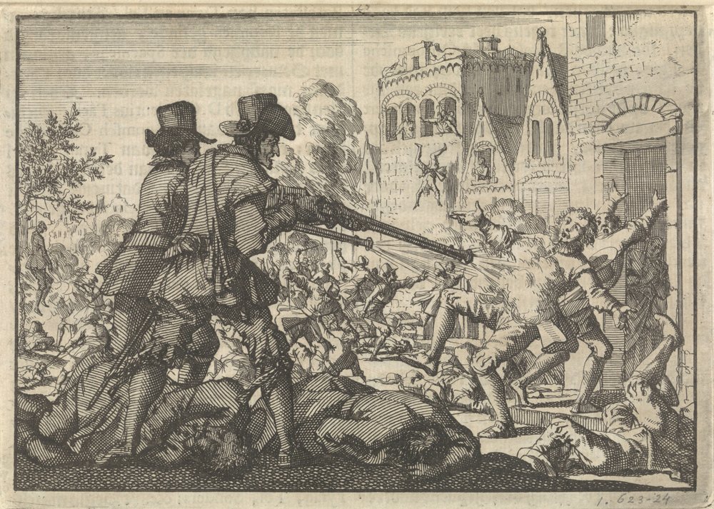 Mord på reformerte i Tirano, 1620 av Jan Luyken