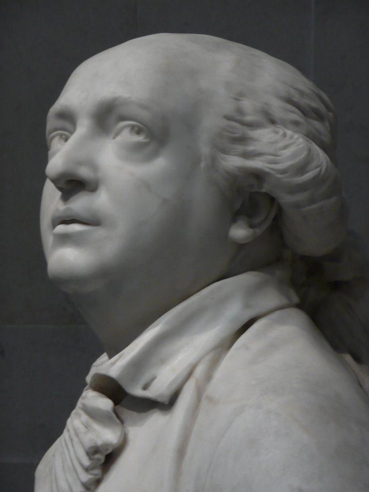 Grev Alessandro di Cagliostro 1743-1795 Detalj, 1786 av Jean-Antoine Houdon