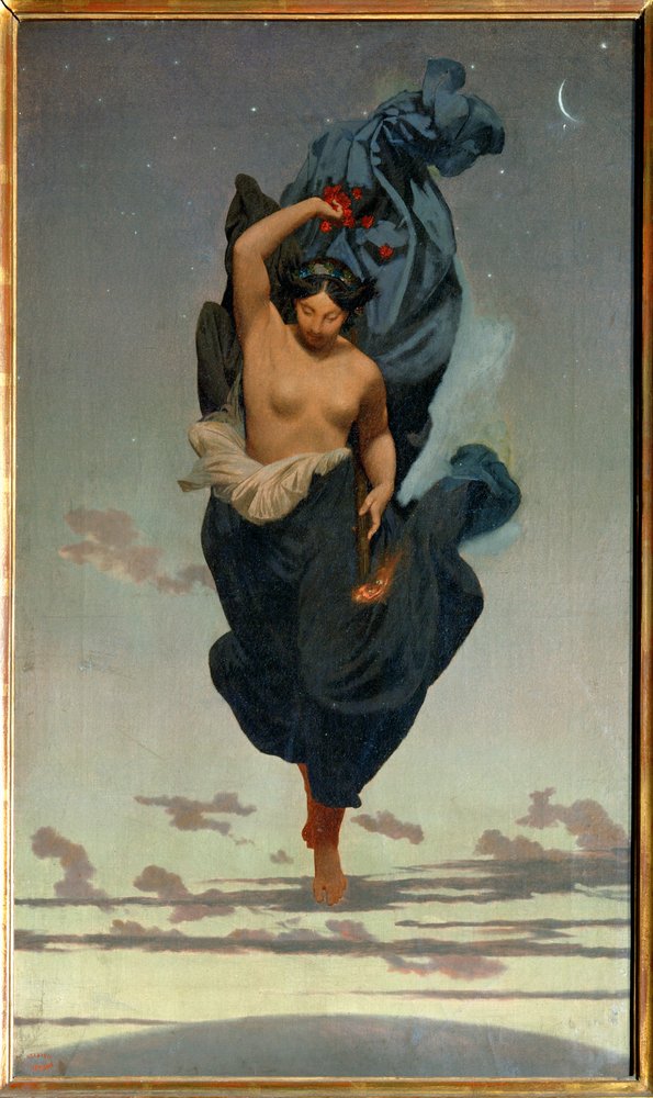 Natt (maleri på lerret) av Jean Leon Gerome