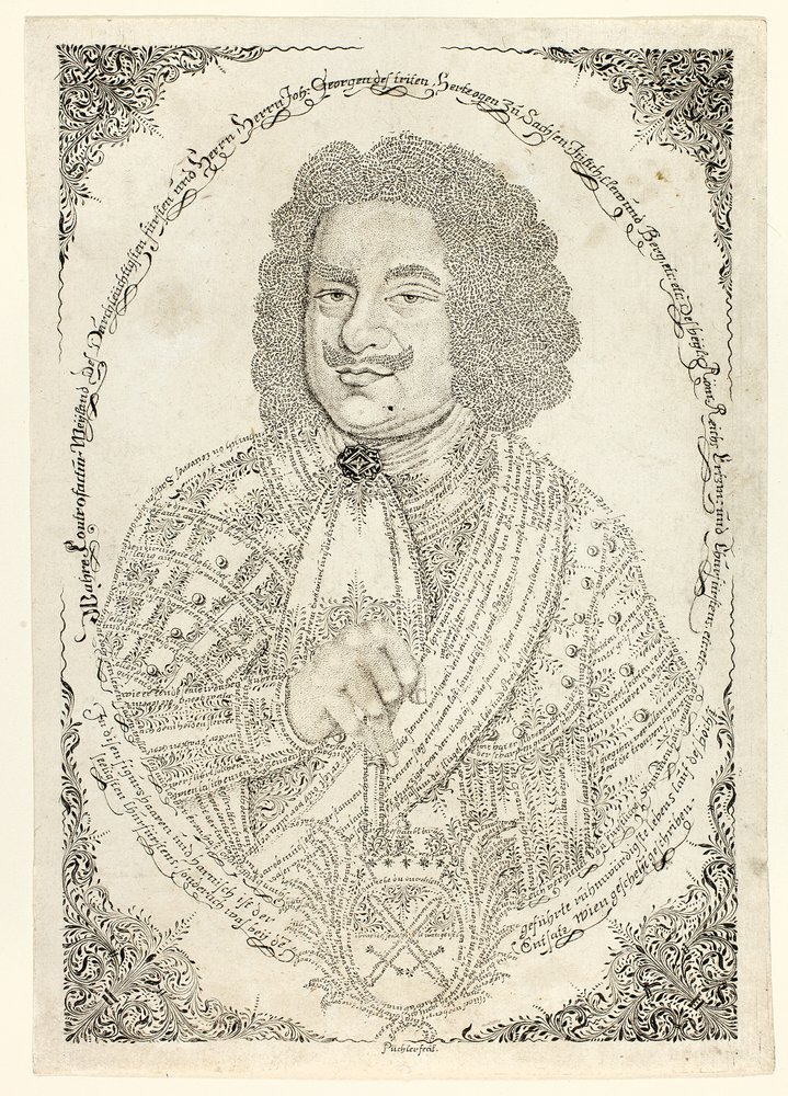 Johann Georg III, kurfyrste av Sachsen av Johann Michael Puchler