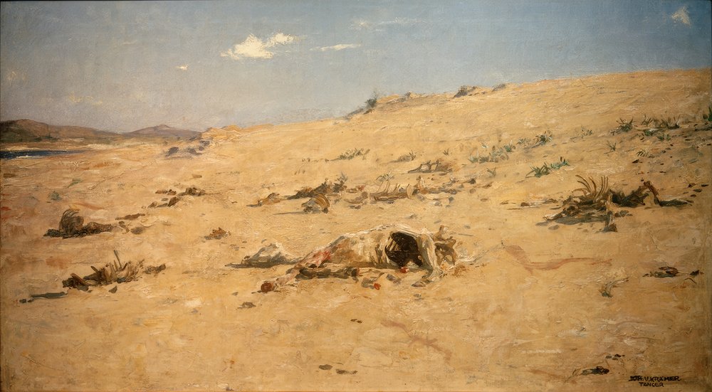 Motiv fra Tanger av Johann Victor Krämer