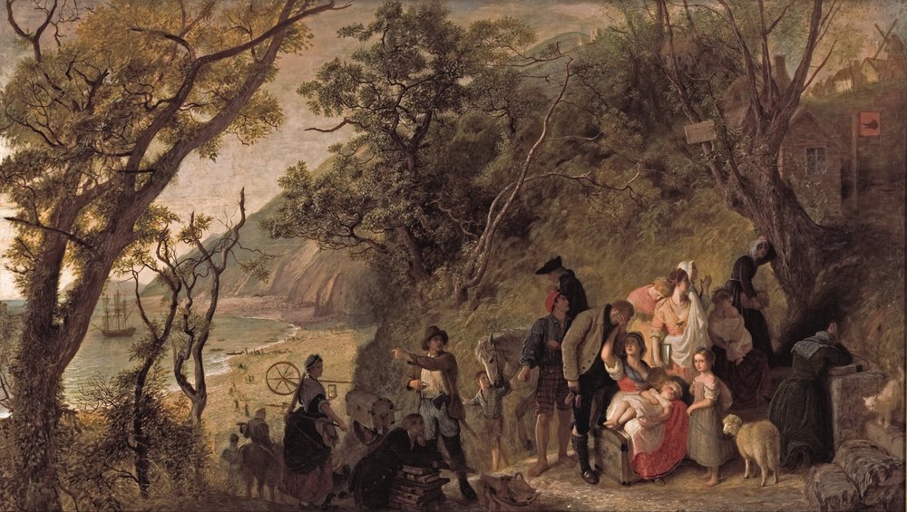 Den øde landsbyen av Joseph Severn