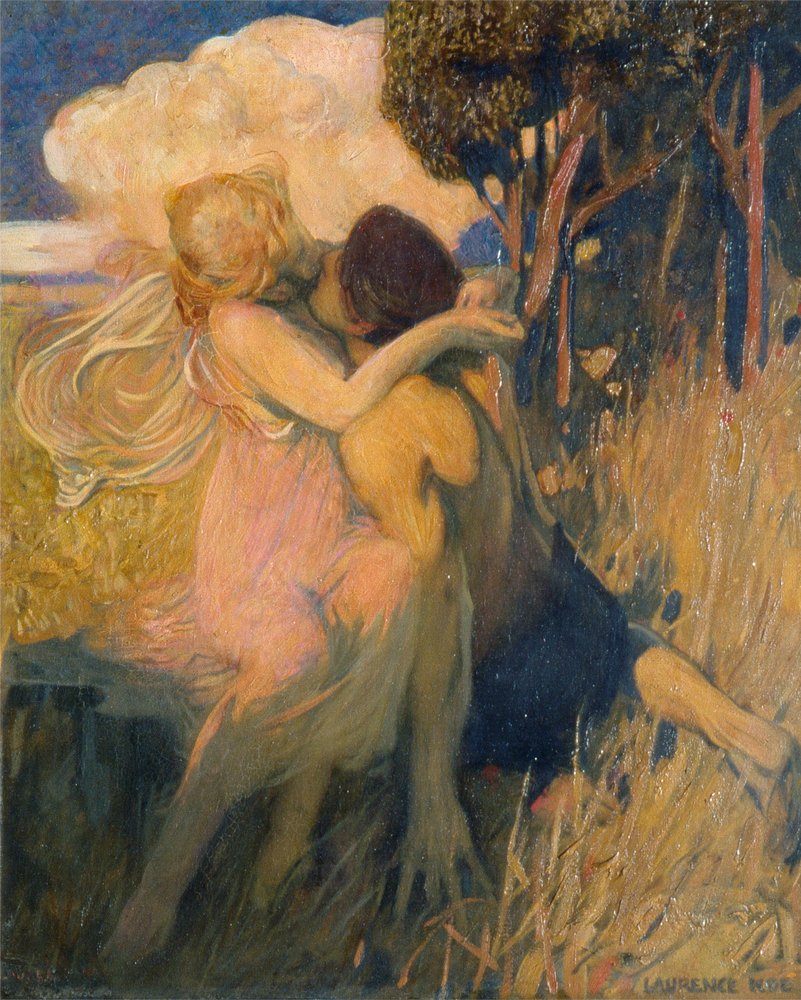 Idyll, ca. 1908–11 (olje på lerret) av Lawrence Koe