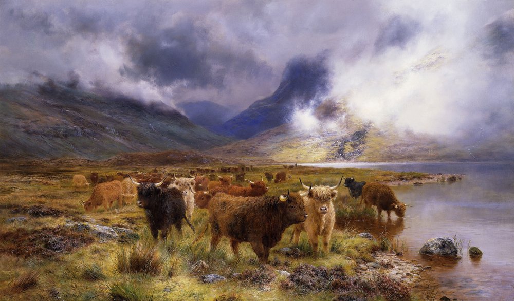 Gjennom Glencoe by Way to the Tay, 1899 av Louis Bosworth Hurt