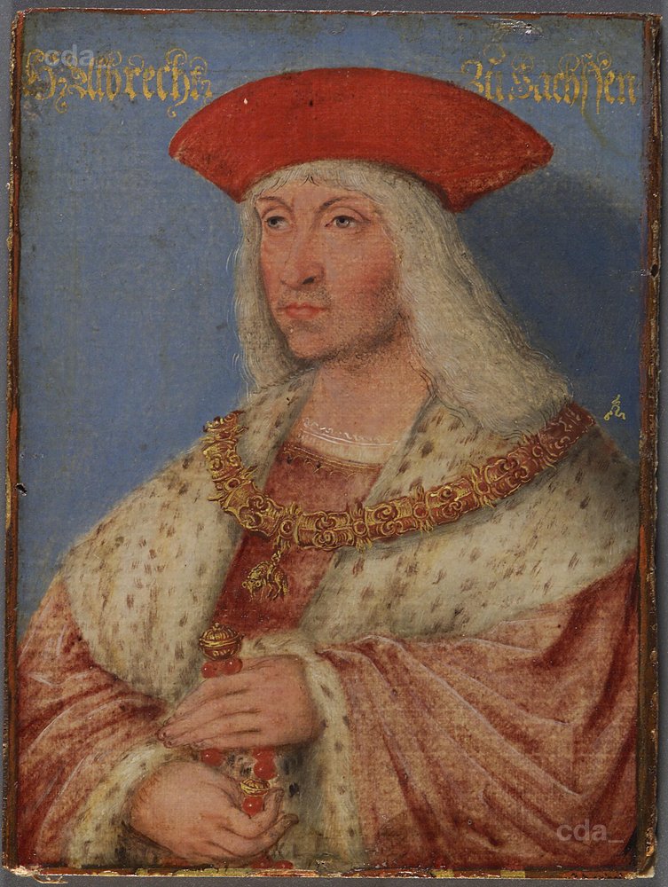 Albert den Modige, 1443–1500 (AT KHM GG4796) av Lucas Cranach the Younger