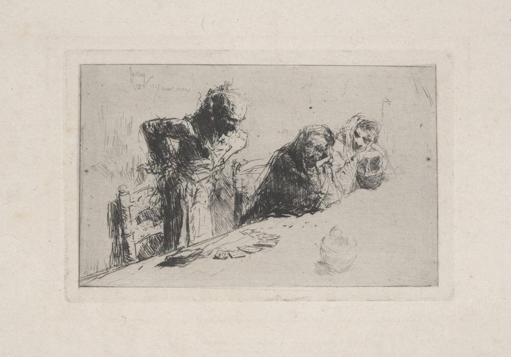 Kortspillere av Mariano José María Bernardo Fortuny y Carbó