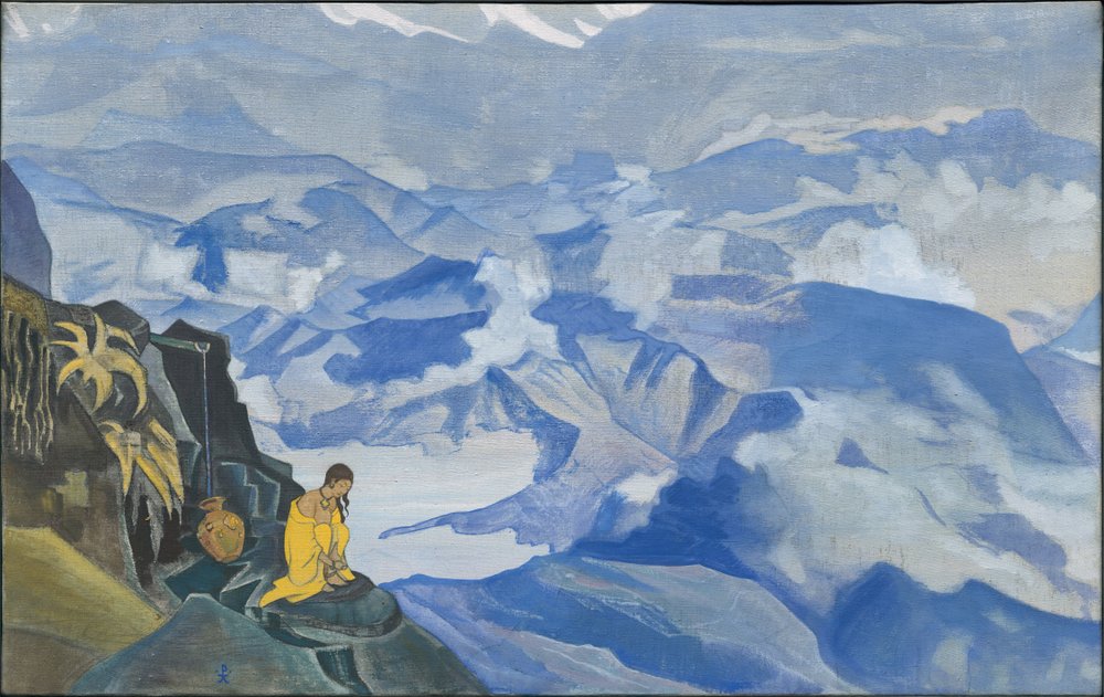 Livsdråper, serien «Sikkim», 1924 av Nicholas Roerich