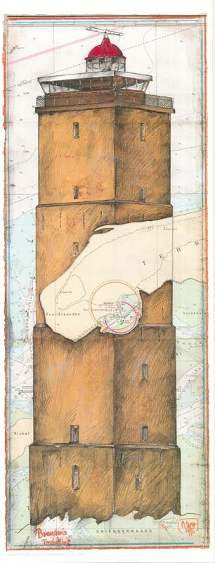 Brandaris / Terschelling / Nederland av Ole West
