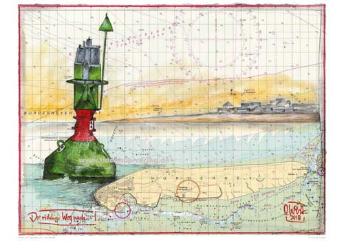 Den riktige veien til... (Norderney) av Ole West