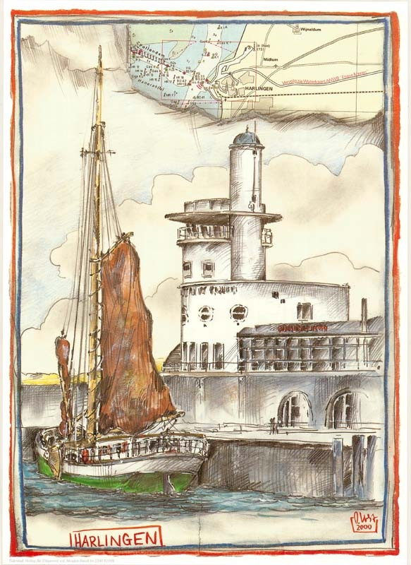 Harlingen, Nederland av Ole West