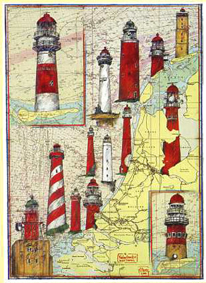 Fyrkysten, Nederland av Ole West