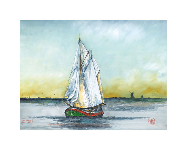 Fra vannet - Greetsiel av Ole West