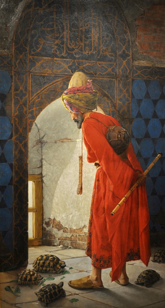 Skilpaddeoppasseren, 1906 av Osman Hamdi Bey