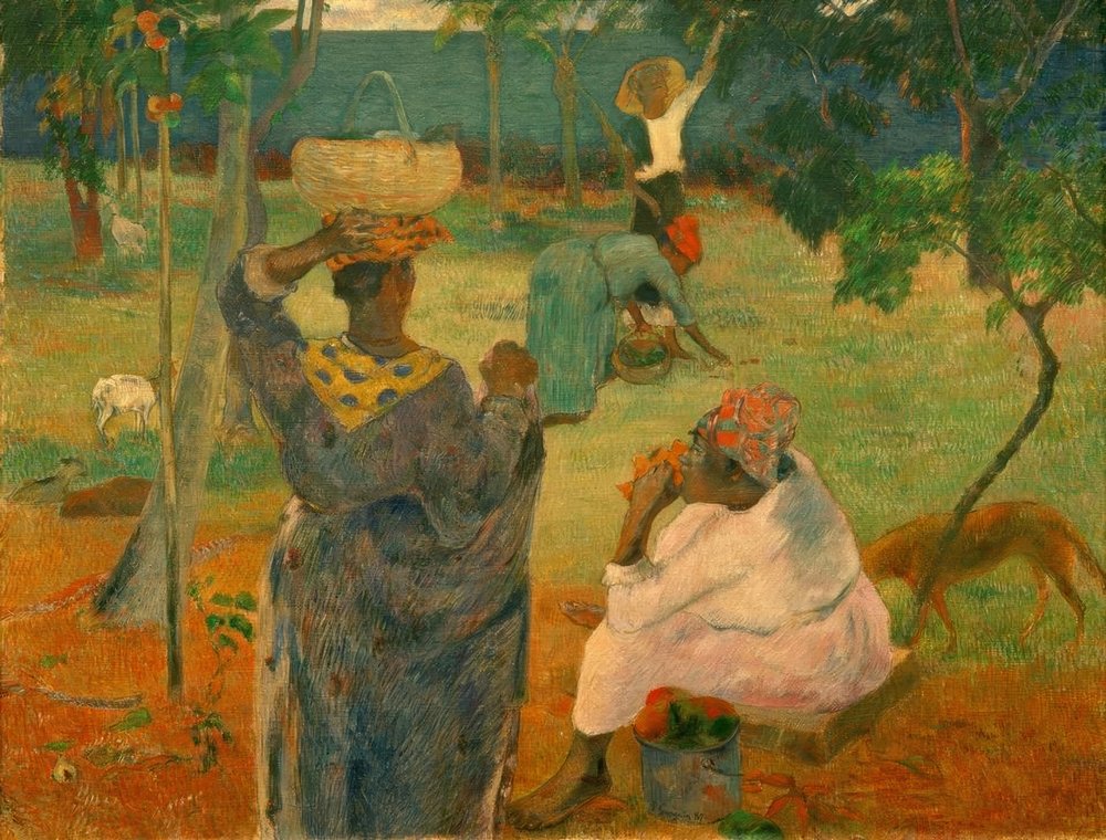 Frukthøstingen (eller Mangoene) av Paul Gauguin